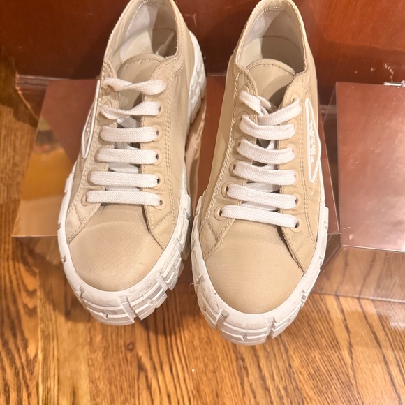 Prada Nylon Platform Sneakers - Picture 2 of 4